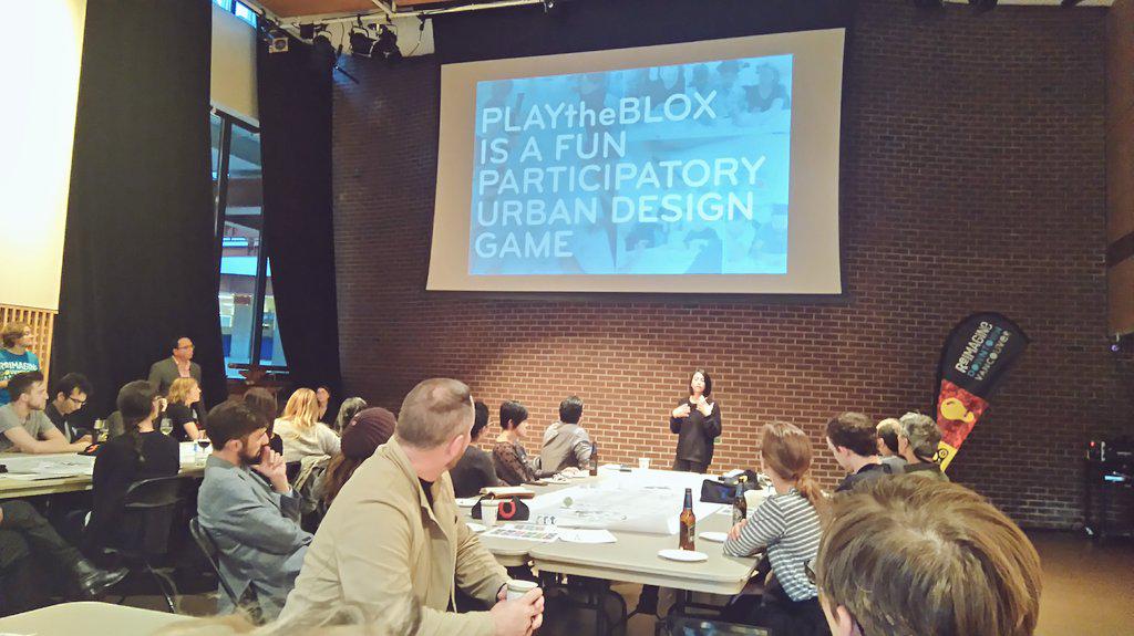 CreativeTroy's tweet photo. Very interesting evening of discussing #Downtown #Vancouver future with #vancouverdesignnerds #playtheblox @rdtvan http://t.co/CLe8avgNcq