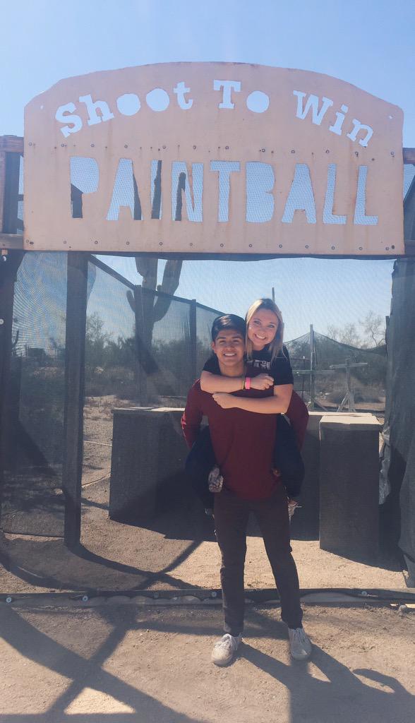 loludwig's tweet photo. waking up at 6am was totally worth getting shot at over and over again #dayactivity #yeah #paintball http://t.co/Rs6Y3WuNLj
