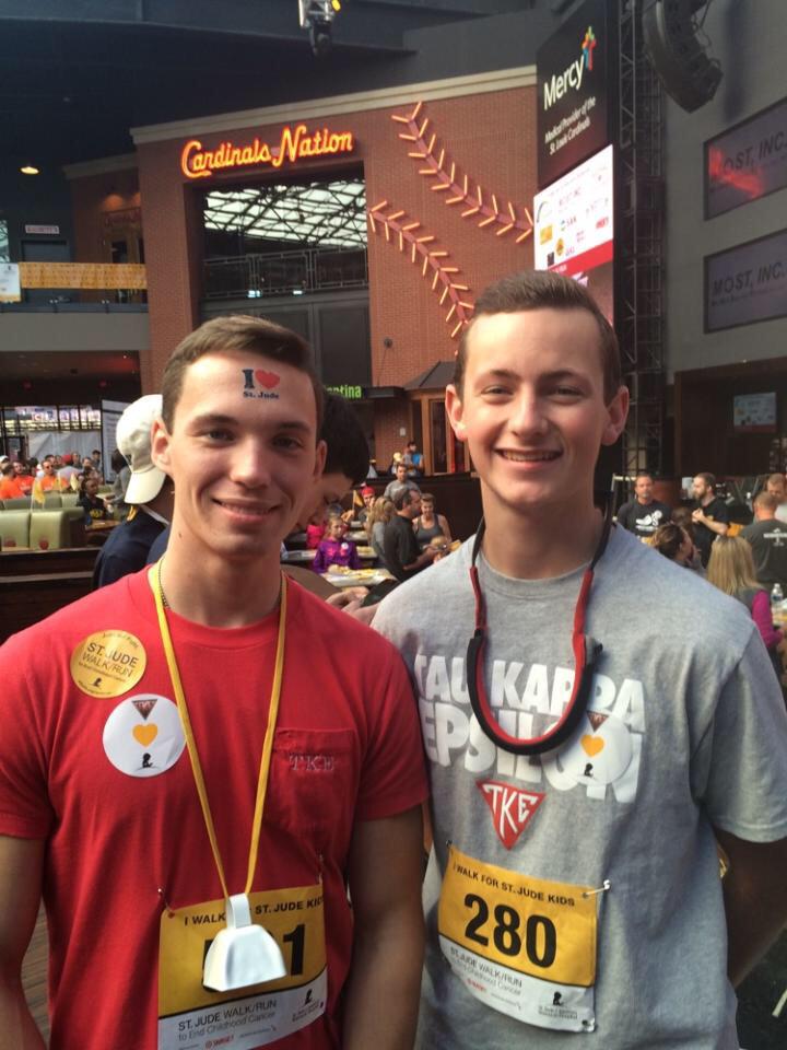 Delta-Zeta Colony from SEMO with a great showing at the St. Jude Walk/Run in St. Louis. #IAMTKE
