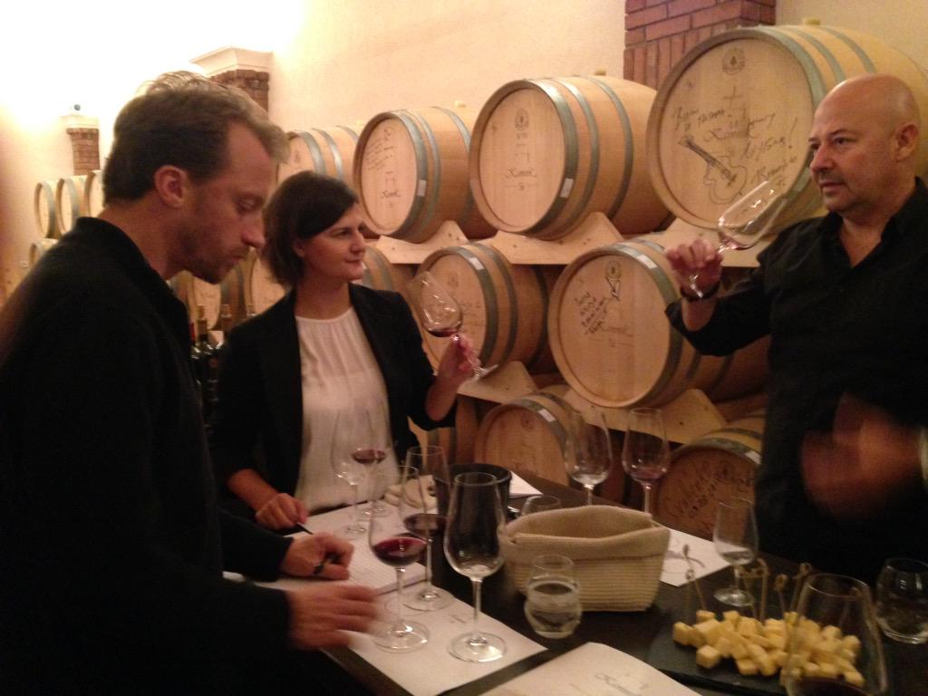 Tasting Kamnik Wines with @FredDexMS !#KamnikWines #KamnikWinery #winesMacedonia