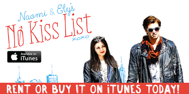 jeffrey_laan's tweet photo. Newsflash: You can now rent @VictoriaJustice's new movie @NoKissList! Click here  - http://t.co/wM05bkf9pH http://t.co/cpcwTt8C1R