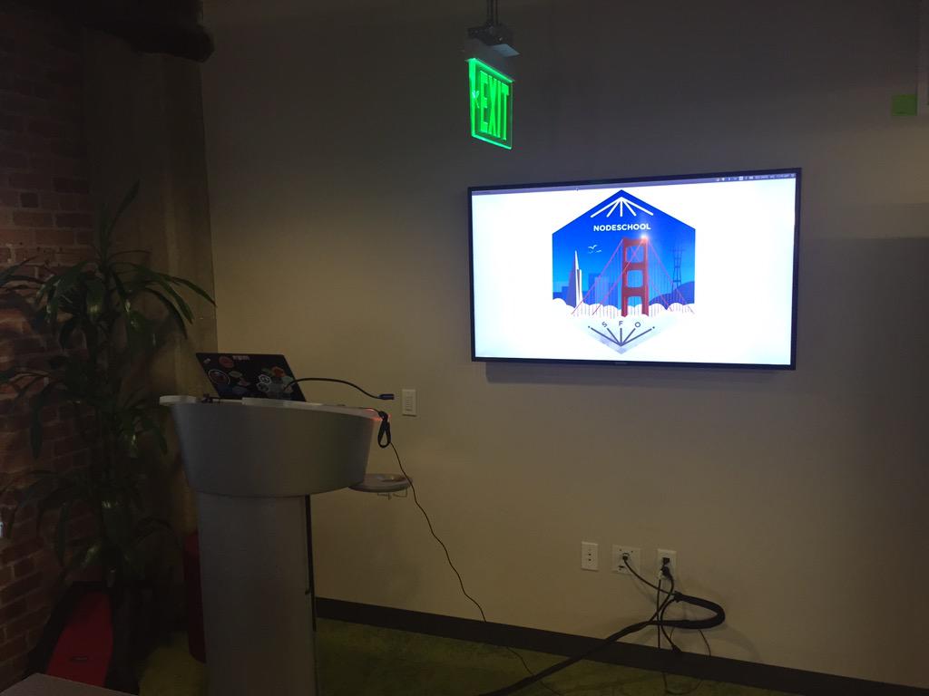 bengl's tweet photo. Who's ready to learn some node? #nodeschool #nodeschoolsf http://t.co/hN5pf39tA7