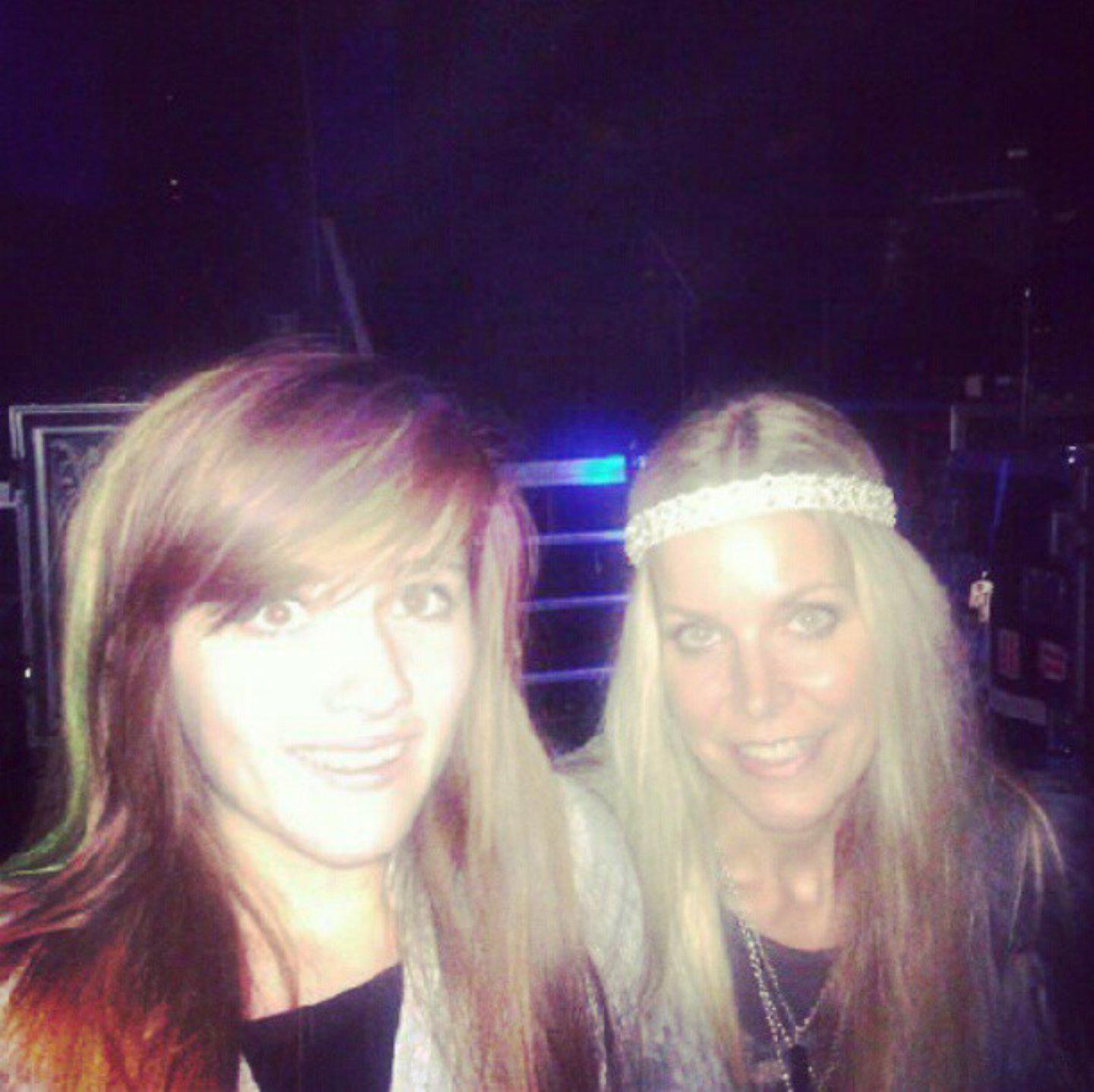 Happy Birthday, Sheri Moon Zombie! I look terrified in this picture and I was crying but whatever. 