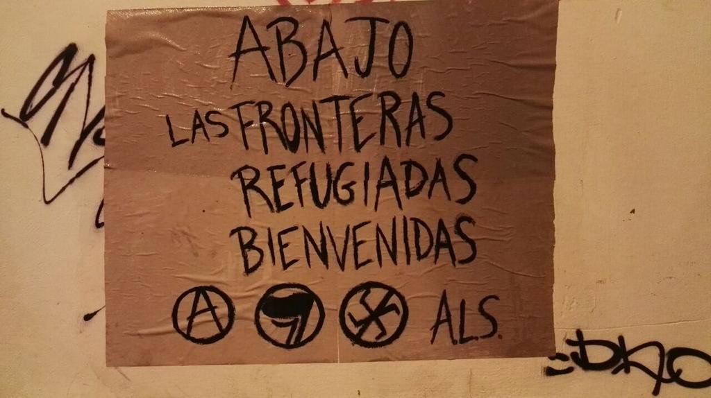 AsaLibSev's tweet photo. Solidaridad con las refugiadas desde Sevilla. #RefugeesWelcome http://t.co/cxu7a6t5dz