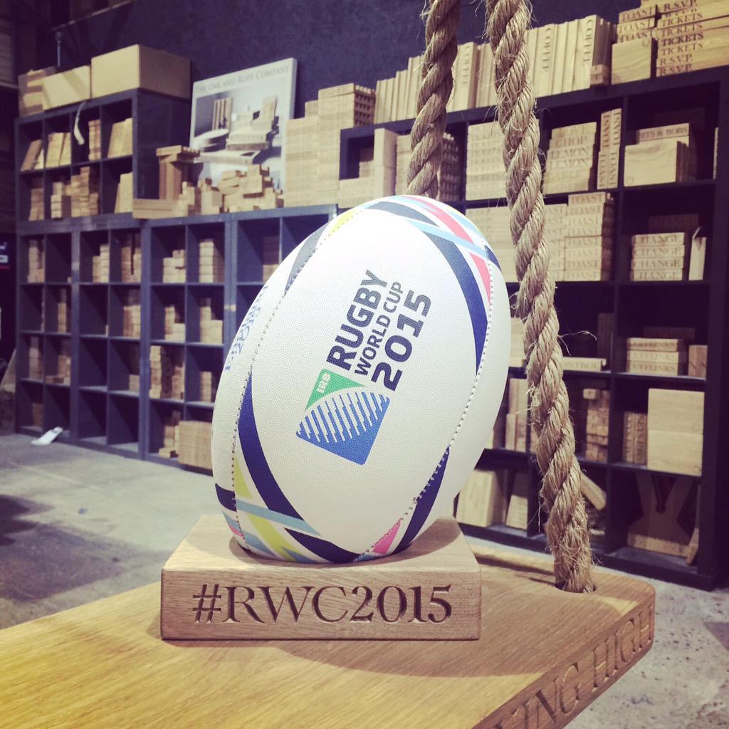 TheOakandRopeCo's tweet photo. #RWC2015 #trophystand http://t.co/J1fWfNJXq4+ http://t.co/OSLbEbbhSo