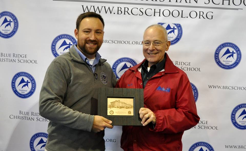 BRCSchool's tweet photo. At our Alumni Brunch Board Chair Daniel Kvitko honored founding Principal Jack Richardson #BRCSstrongertogether http://t.co/T8f44uk5HB