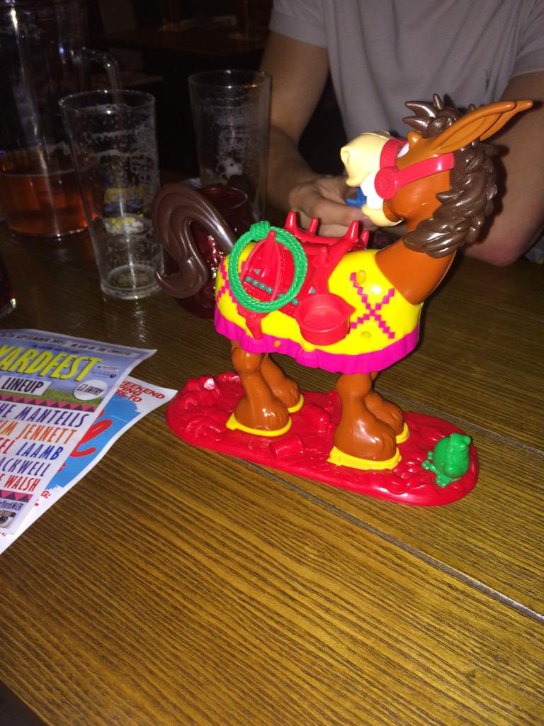 We're really going wild at the gig tonight