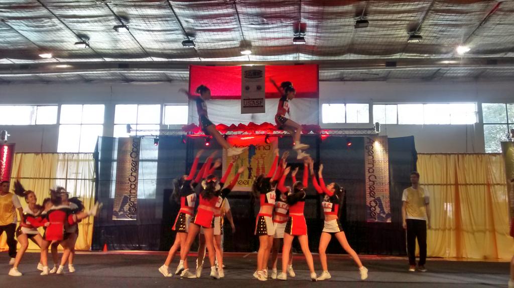 ArgCheerOpen's tweet photo. I.A.C.C listos!! Arriba Chicos. #CheerOpen http://t.co/01wdhRBzxY