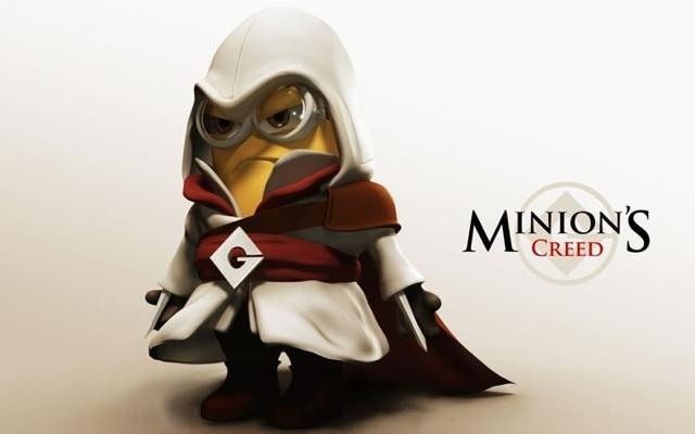 arthurlecot's tweet image. Les minions se transforme en minions creed