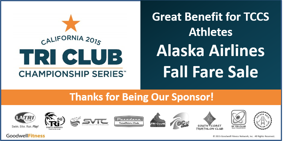 #GoodwellTCCS athletes save big with our Sponsor <a href="/AlaskaAir/">Alaska Airlines</a> Fall Fare Sale! See bit.ly/1LdWigI! Race More!