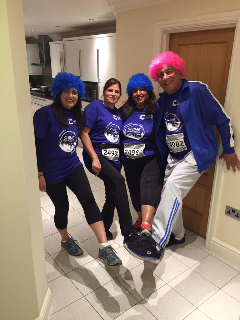 #ShineWalk happy feet from Essex