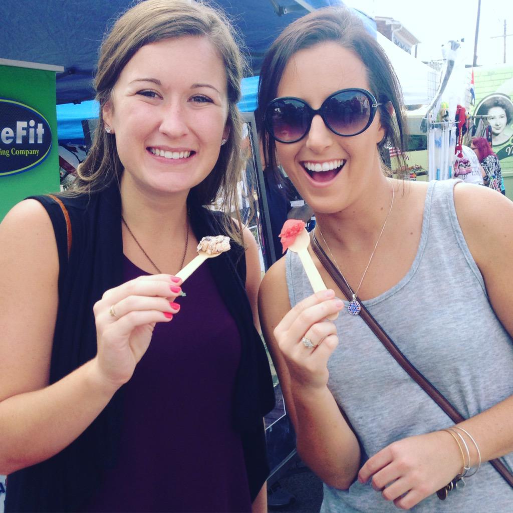 Try the Blood Orange Sorbet or the Cherry Bourbon Chip ice cream at @deccarestaurant! It's a MUST! #NuluFest