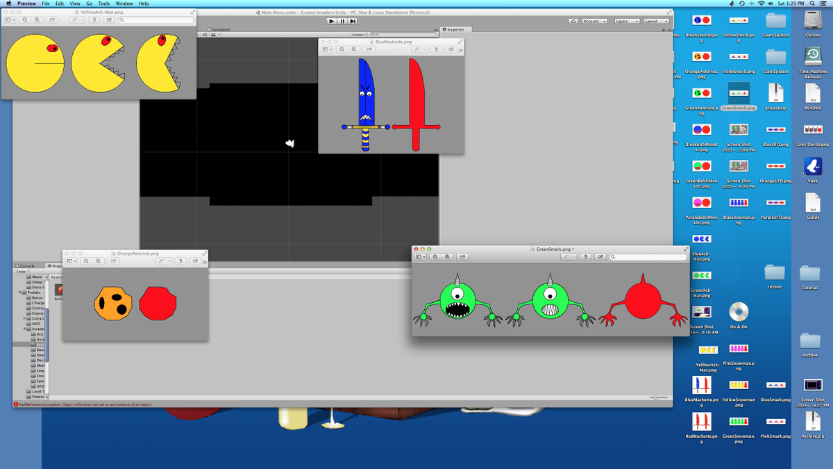 GroovyInvaders's tweet photo. New graphics are almost implemented into Groovy Invaders! #GroovyInvaders #indiedev #gamedev #gamedevelopment http://t.co/U5AfPRAdm0