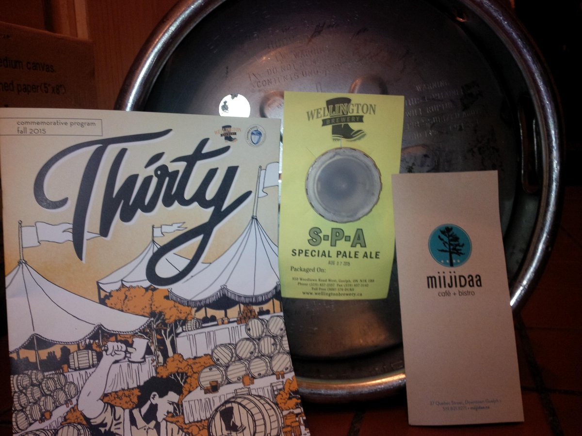 miijidaa's tweet photo. Cheers to 30 years of #deliciousbrews! Cheers to 30 more #wellingtonbrewery #guelph #LetsEat http://t.co/WV9ecyaJyw