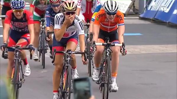 BritishCycling's tweet image. Yes @L_ArmiTstead!!!

You are world champion!!! 

#Richmond2015
