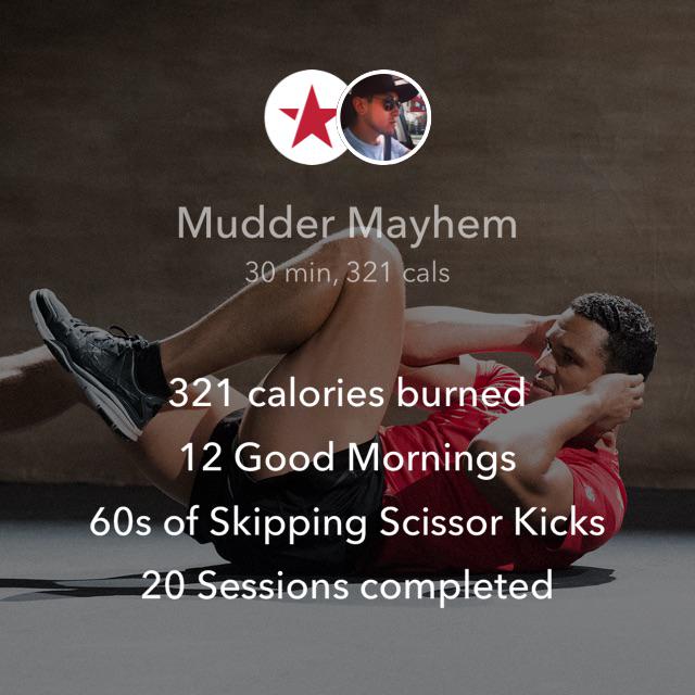 CarCisneros's tweet photo. I finished a 30 minute @FitStar Session and burned 321 calories. #crossfit #saturdaytrain https://t.co/qb29MIyOZu http://t.co/OOpFf1KO9z
