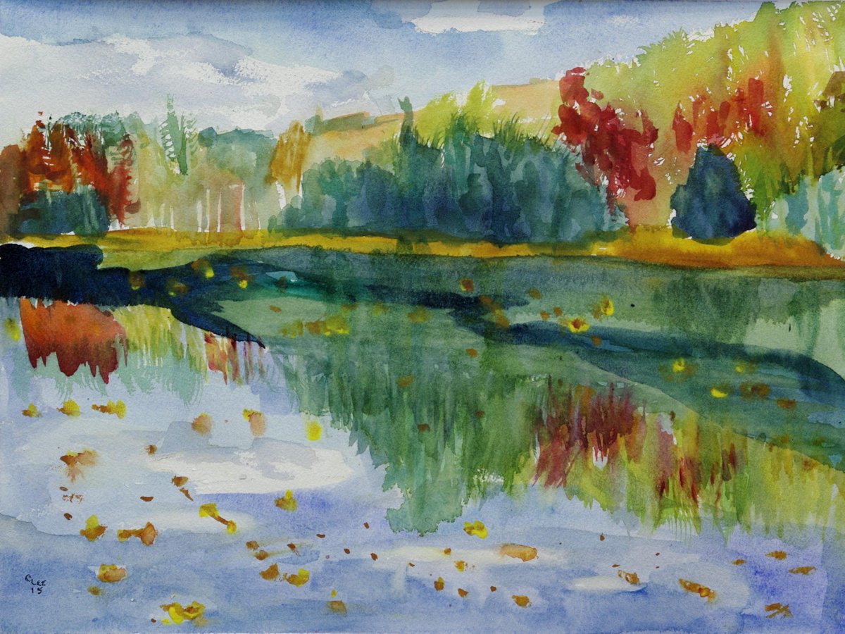 TippRockCLee's tweet photo. 2 #watercolor #paintings @PostRdArtCenter Autumn 2015 jured show. http://t.co/4s2exwoRaK