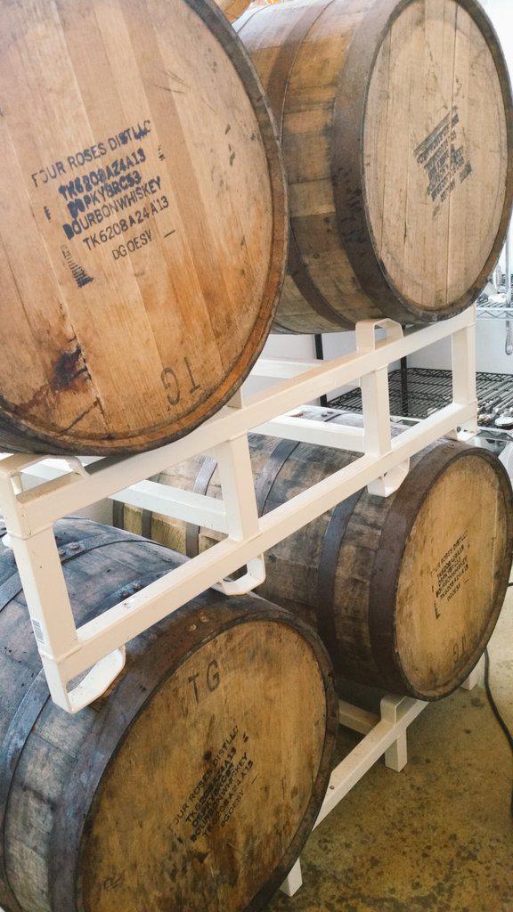 BlenDEAD Ale: Blend of Pale Ale, Hefeweizen, honey, &amp; cherry juice re-fermented &amp; aged in Four Roses Bourbon Barrels