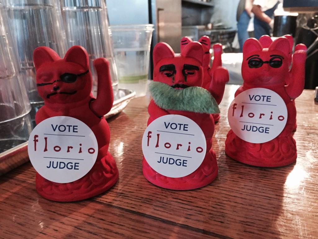 florioforjudge's tweet image. Florio for judge campaigning at #NuLuFest