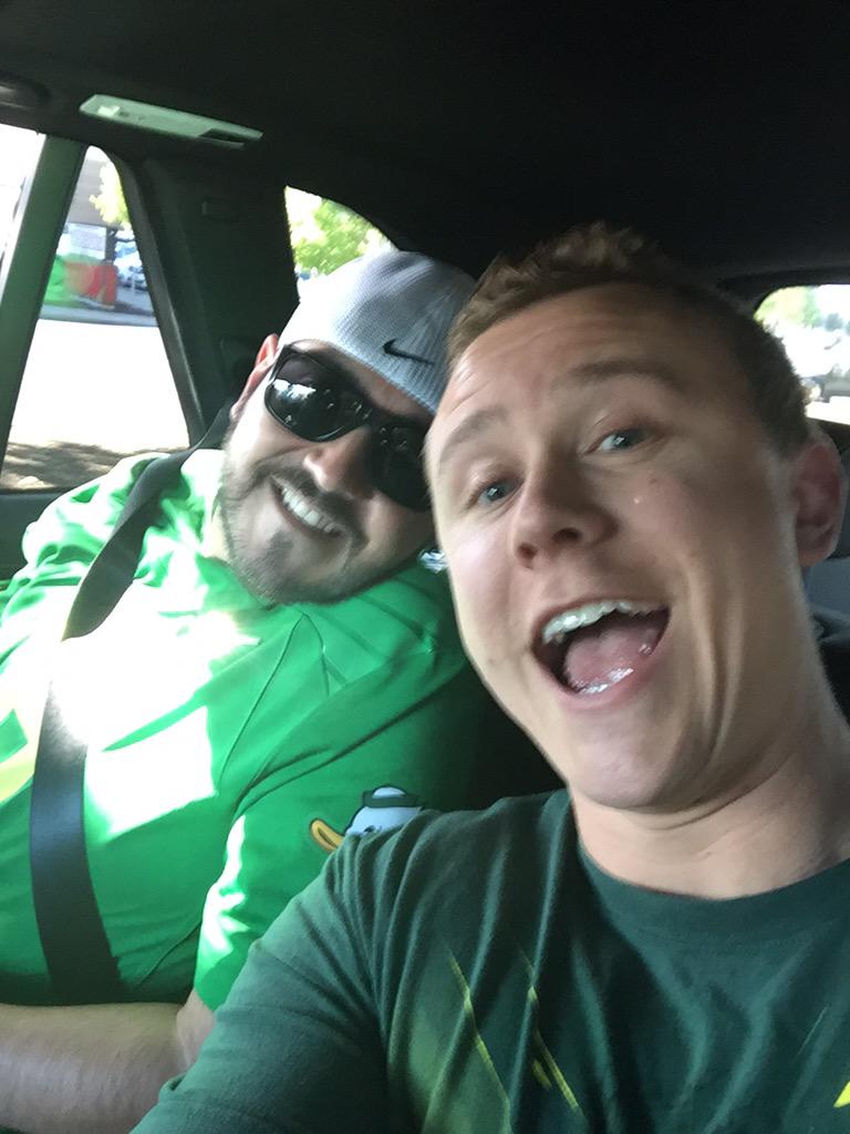 Eugene we have arrived!!! <a href="/livestronguri/">us</a> <a href="/gsulkosky/">Gena Sulkosky</a> <a href="/BrandonGoDucks/">Brandon Schornstein</a> <a href="/VincsonGreen/">Vincson Green</a> <a href="/jaredhansard/">Jared</a> <a href="/Johnson2Chris/">chris johnson</a>