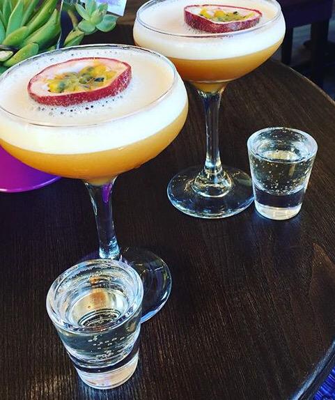 Pornstar martinis for @NYPDKatherine and I. Well, it has to be five o'clock somewhere.