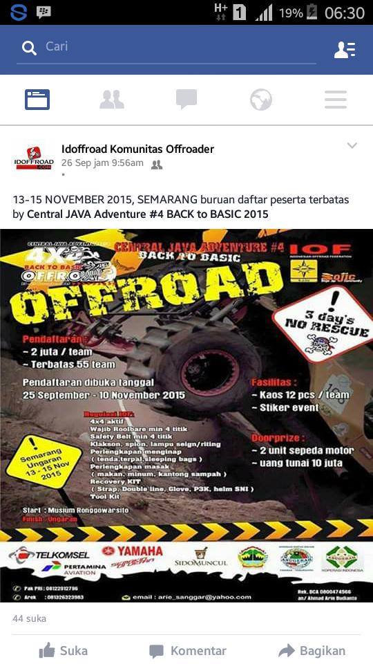 TDI_4x4's tweet photo. Bagi rekan rekan dimanapun anda berada..
Monggo merapat ke Semarang..
Info ada di gambar..
Terima kasih.. http://t.co/JcUAZEhv1E