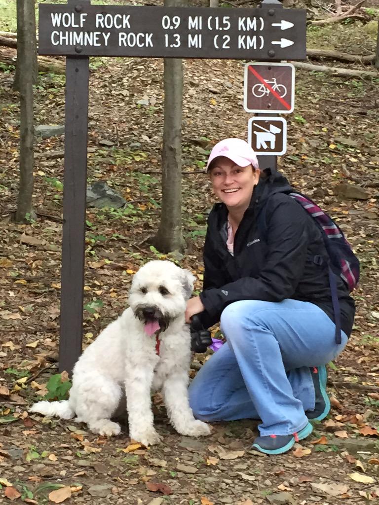 janedwilliams's tweet photo. Hey @itsBrunson! My pup's first hike. A budding #outdoorist http://t.co/QVZOoqnYrA