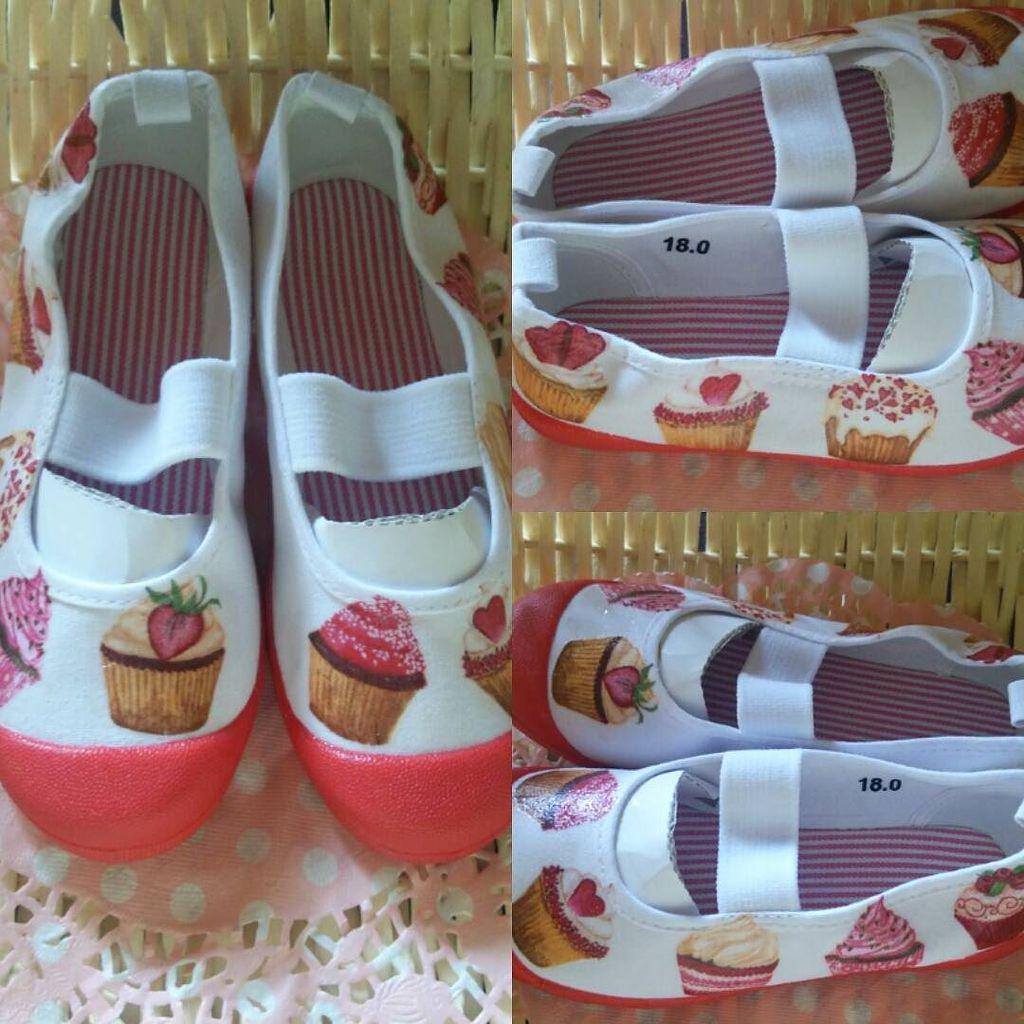 デコパージュ上履き