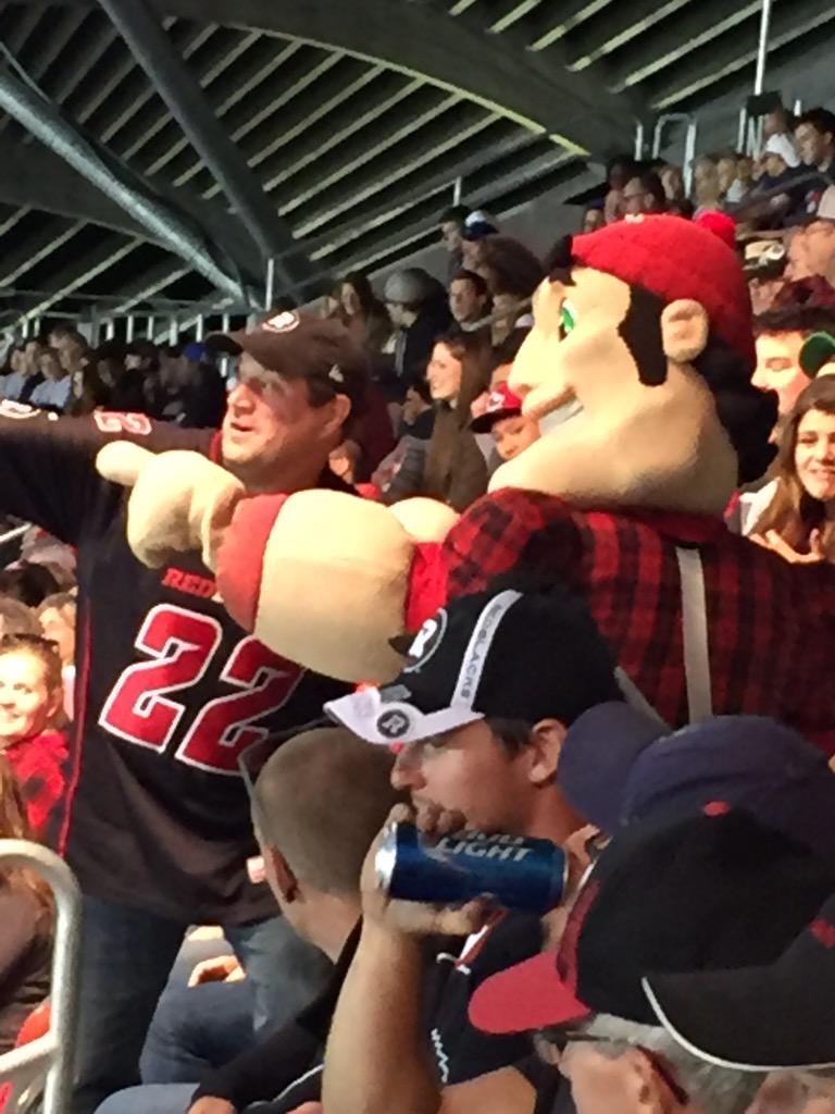 JaneHolski's tweet image. Welcome to #QQ @BigJoeGrandJos #bestsection @REDBLACKS