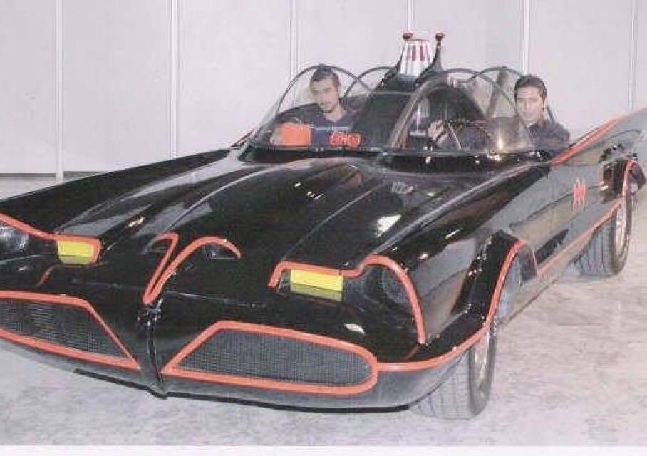 awkwardproducer's tweet photo. They see me rollin' they hatin' #BatmanDay #thuglife #rideordie #batman66 #batman66batmobile #DorkKnight http://t.co/Vf440NJIxM