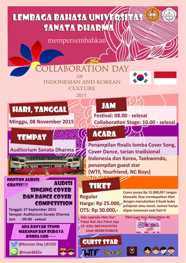 ..mumpung hari minggu ..ajakin tmnnya juga nonton...informasi tempat bsa dilihat di poster..free kok