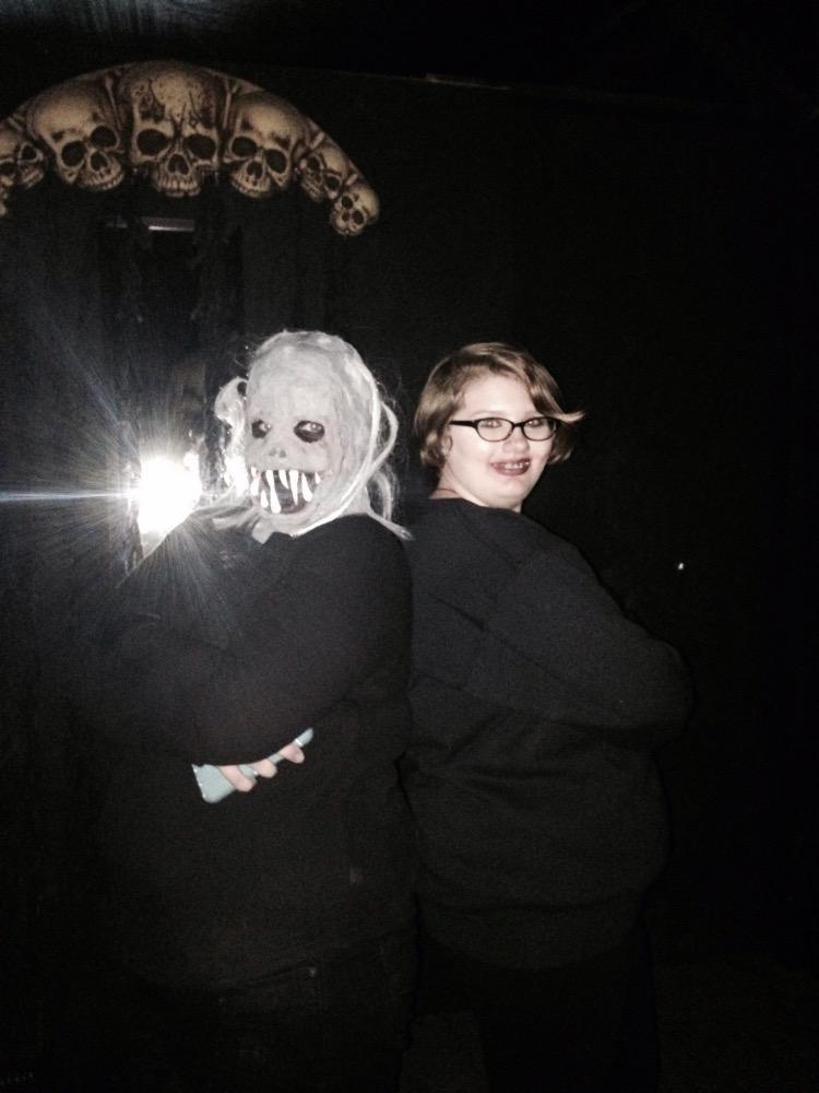 MajewskiMadison's tweet image. What happens when you get two Zombaes in a hunted barn @Glam_And_Gore @Glam_And_Gore @Glam_And_Gore