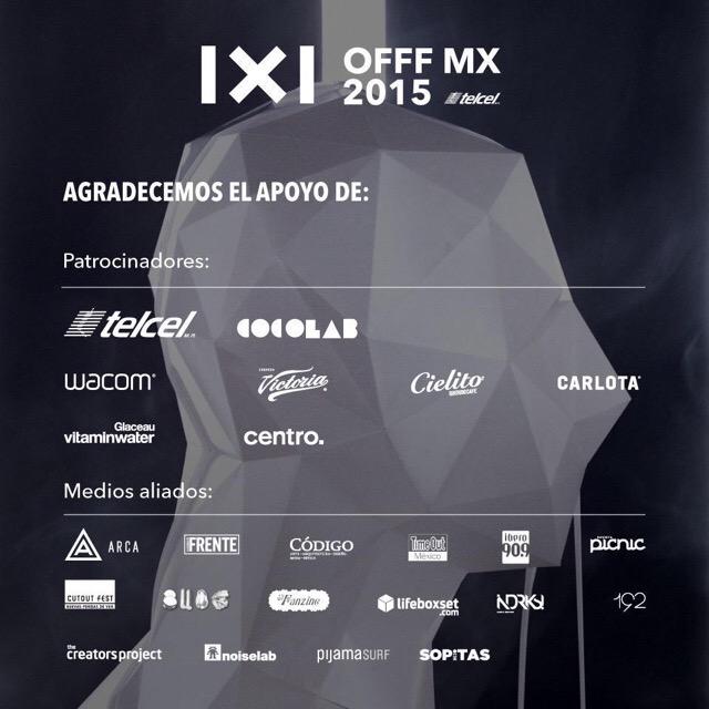 festivalesCDMX's tweet photo. ¿Quién anda en @offfmx 2015? #FestivalesMx #CDMX http://t.co/g63Tvqiw4W