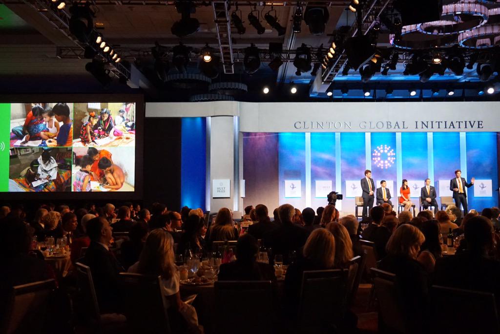 hultprize's tweet photo. Team Three: "Today over 900million people are illiterate."-@tele_Story  #hp15 #CGI2015 #HultPrize @ClintonGlobal http://t.co/GBTUSNLIkP