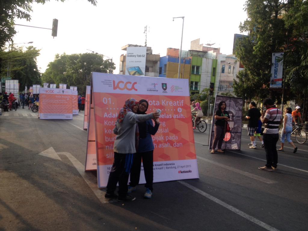 Sosialisasi Indonesia Creative Cities Conference 2015 dan memperingati Hari Tuli Sedunia 2015 di Ngarsapura #kotasolo