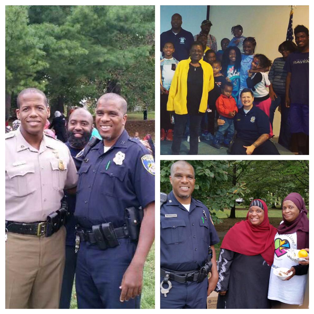 BaltimorePolice's tweet photo. The #BPDCD has done some amazing community outreach this weekend #OneBaltimore http://t.co/wr5xbqbI3o