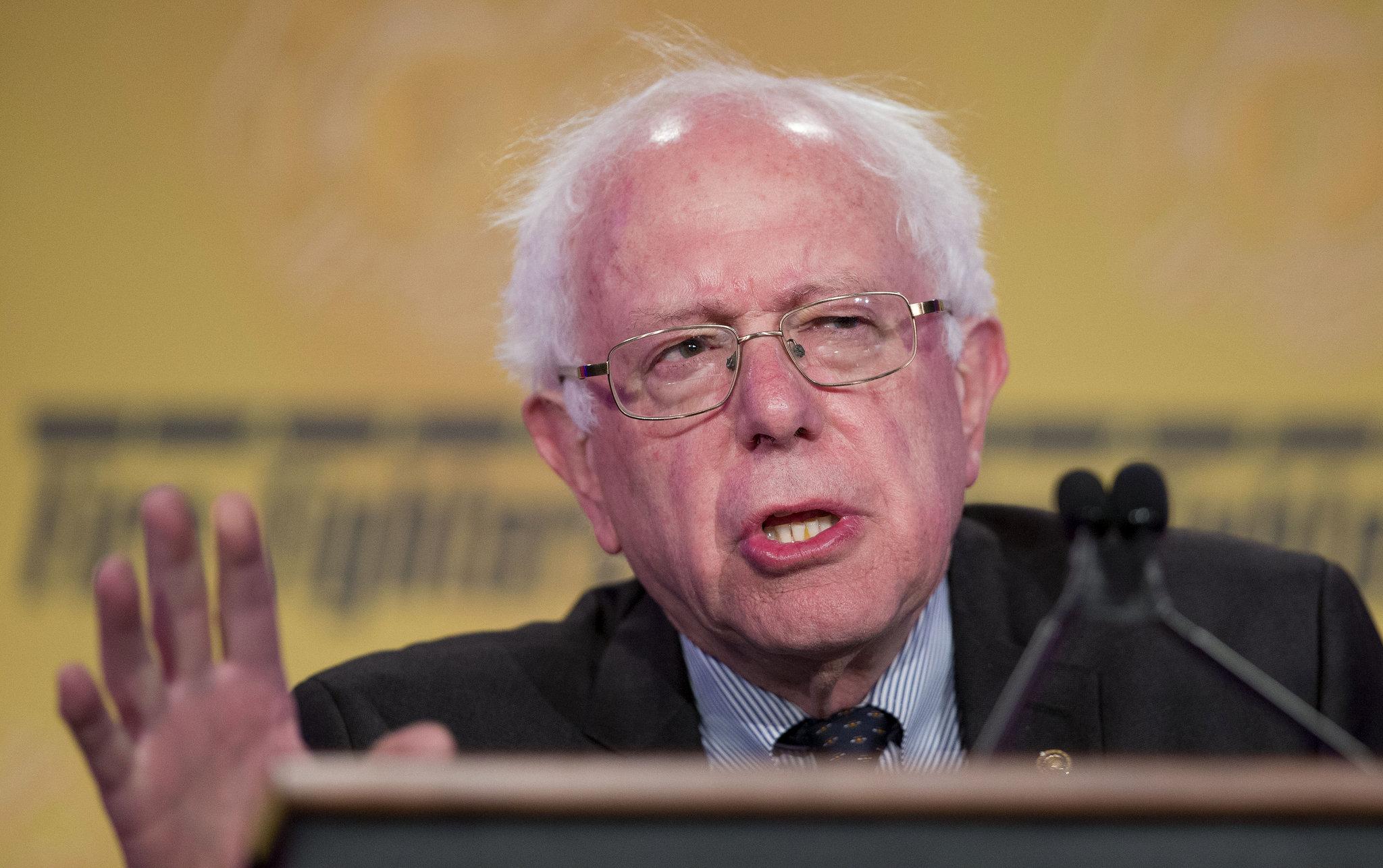 :Happy Birthday to Bernie Sanders who just turned 187 years old this month: 
Will someone buy this man a comb please?