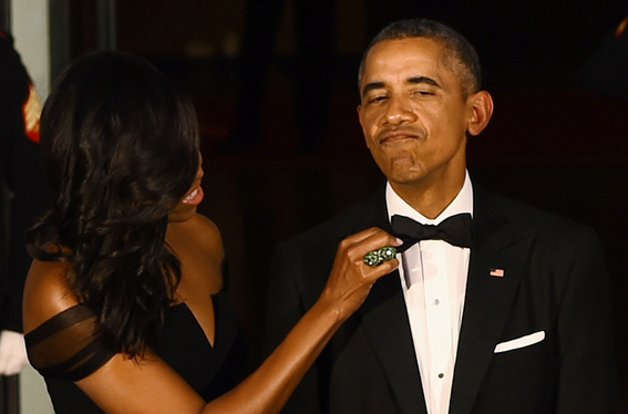 GlobalGrind's tweet photo. These photos of President Obama and Michelle Obama last night are all you need to see today http://t.co/91O52c70b8 http://t.co/x0VeMCgEQl