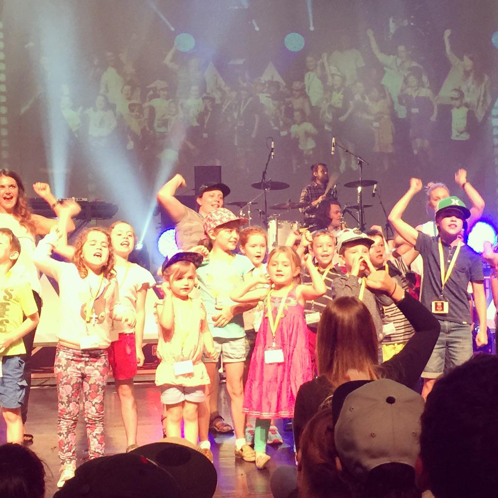 nikstar25's tweet photo. #ignitekids rocking out the #igniteconf stage! http://t.co/0IfSysTGZT
