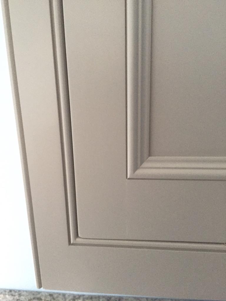 Bespoke Kitchen cabinets with mouldings for that finishing touch.