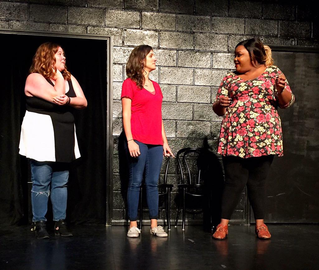 Nezoid's tweet photo. #NotYetRated was so great!👌🏼👍🏼 Was a farewell show for @FranGillespie cause she got a job at SNL! Congrats Fran!🎉🎊😁💘 http://t.co/aKaevKE38W