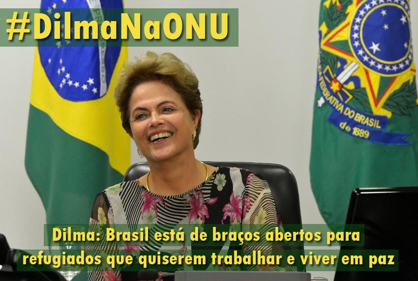 lulabr's tweet photo. #Dilma: Brasil está de braços abertos para refugiados que quiserem trabalhar e viver em paz http://t.co/Jb2YjdkLWz http://t.co/RbjBOYAnf4