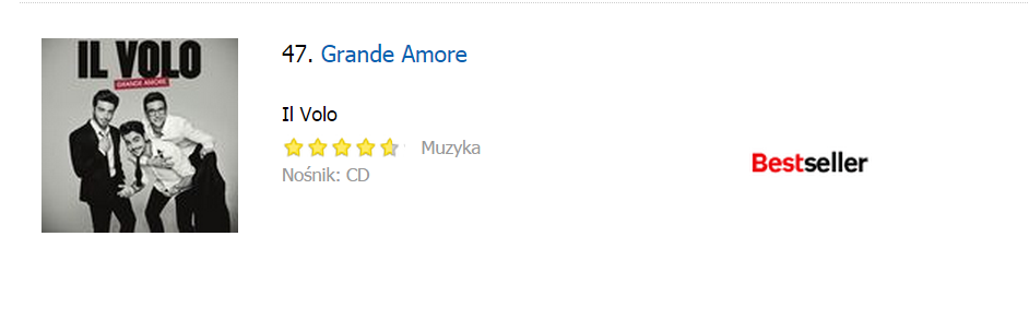 IlVoloPolska's tweet photo. @ilvolo #GrandeAmore on 47 in Poland! http://t.co/IXvn0hA1J3