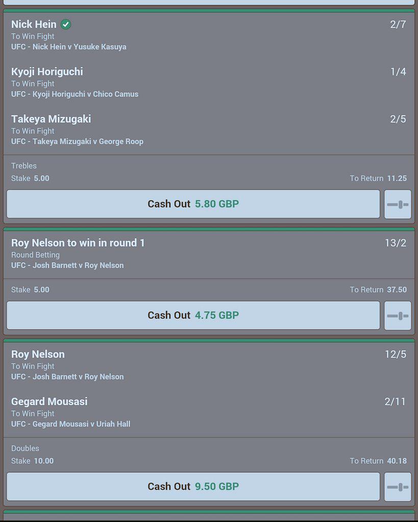 hogyncapal's tweet photo. overnight betting #ufc #ufcjapan #nelson #bet http://t.co/KKw6dCcafp