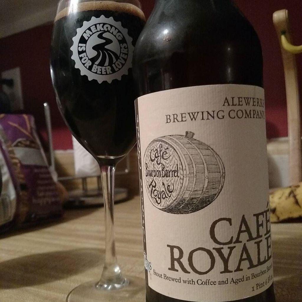 CheersVA's tweet photo. @alewerks Cafe Royale is sooo good! One of my favorite #VAbeer! I love it. #craftbeer - http://t.co/JyLuo1bQhF http://t.co/ndD38Jsomo