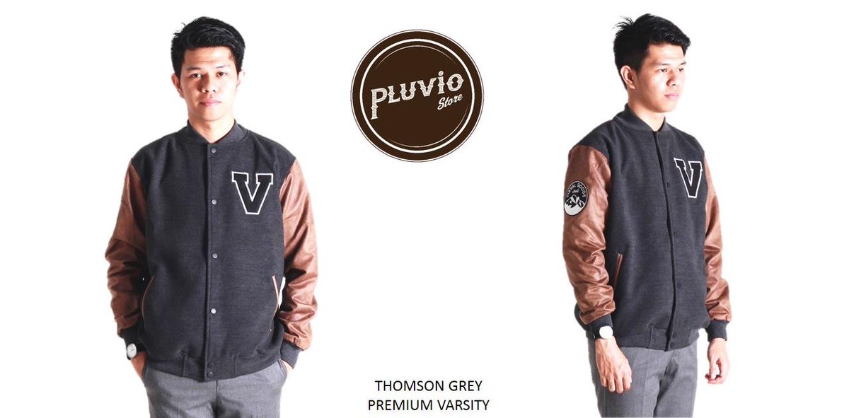 pluviostore's tweet photo. READY STOCK | Thomson Grey Premium Varsity | IDR339K | SIZE S - XL | Free Shipping https://t.co/CDFCaxb9Bo
