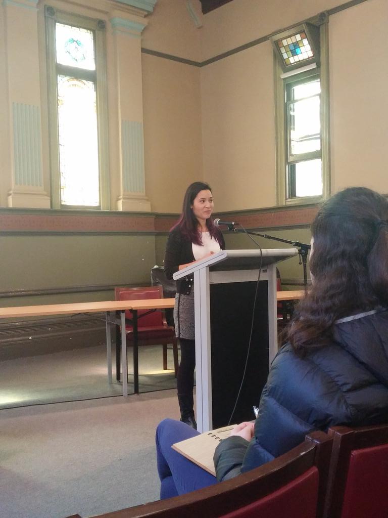 nabraham01's tweet photo. Ms. Sophie Li @MSCVict #VLS15 - "Leadership in the face of adversity" http://t.co/vnOwdZYExy