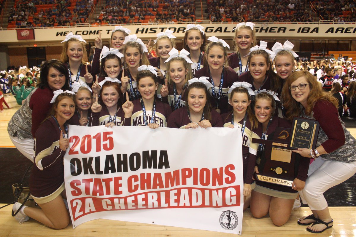 vypesportsguy's tweet photo. Can you say STATE CHAMPS? Warner Eagles win Class 2A Cheer Championship  #WeGotSpirit http://t.co/NYeAAIZn1k