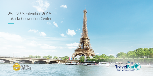 IndonesiaGaruda's tweet photo. Plan and book your next unforgettable journey to Paris at #GATF2015. Let's make your dream holiday come true :) http://t.co/pIXTKFAjAW