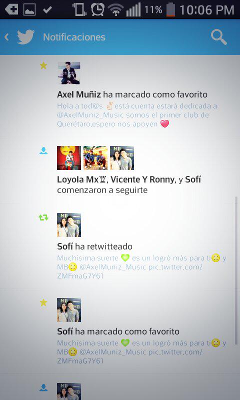 AxelMunizQro_'s tweet photo. @AxelMuniz_Music Muchas gracias por marcarnos como FAV💚 Nos hiciste la noche💚💚 http://t.co/cq1sp5E3VX